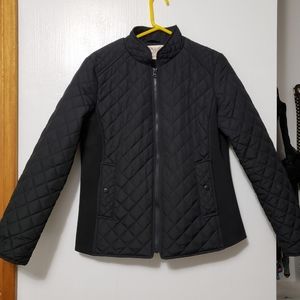 Faded Glory | Black quilted coat